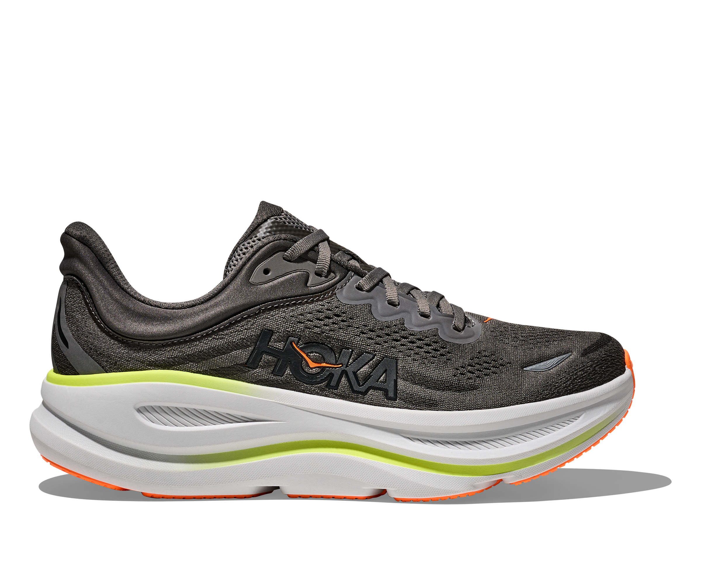 Hoka One One Men's Bondi 9 ASPHALT GREY / GRAVEL