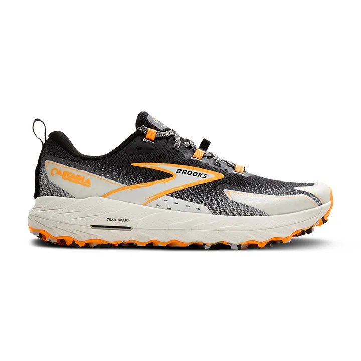 Brooks Sports Inc. Men's Cascadia 18 Black/Blue Wash/Orange
